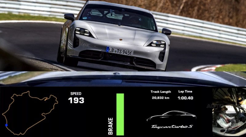WATCH: Porsche Taycan Turbo S Steals Tesla's Model S Plaid Nürburgring Record
